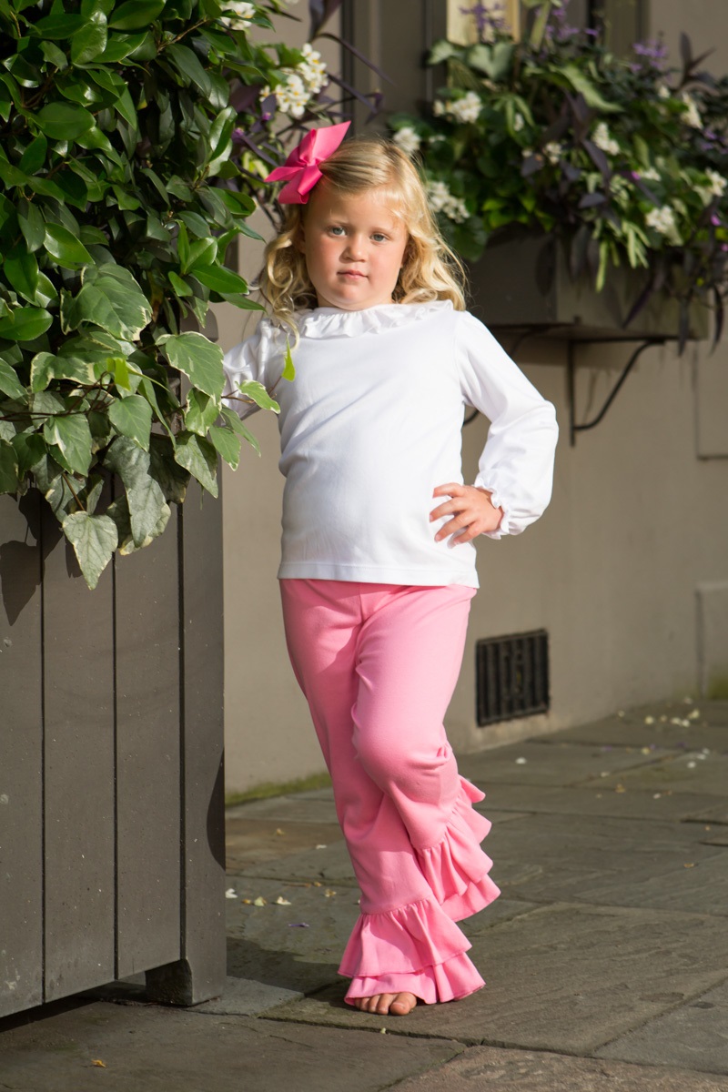 Pink Comfy Pants - childrens clothing smocked heirloom bishop gowns